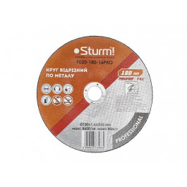 Sturm Круг отрезной по металлу Sturm 180x1,6x22,2мм (9020-180-16PRO)
