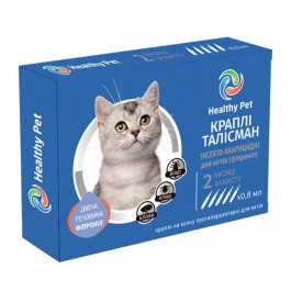 Healthy Pet Талісман Протипаразитарні краплі від бліх та кліщів для котів вагою 2-10 кг 1 піпетка (109951)