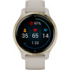 Garmin Venu 2S Light Gold Stainless Steel Bezel with Light Sand Case and Silicone Band (010-02429-01/11) - зображення 2