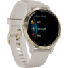 Garmin Venu 2S Light Gold Stainless Steel Bezel with Light Sand Case and Silicone Band (010-02429-01/11) - зображення 3