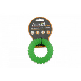 AnimAll Игрушка Fun кольцо с шипами, зеленый, 9 см (88165)