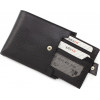 Karya Чорний стильний чоловічий гаманець із натуральної шкіри з тисненням без монетниці  (2421049) - зображення 2