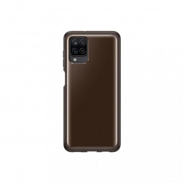 Samsung A125 Galaxy A12 Soft Clear Cover Black (EF-QA125TBEG)
