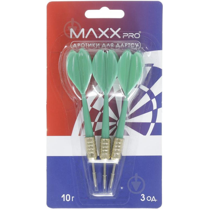 Maxx Pro Дротики для дартса MaxxPro стальные 3шт. (80878920) - зображення 1