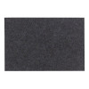 KELA Серветка декоративна Alia темно-сіра 45х30 см фетр (4025457123238) - зображення 1