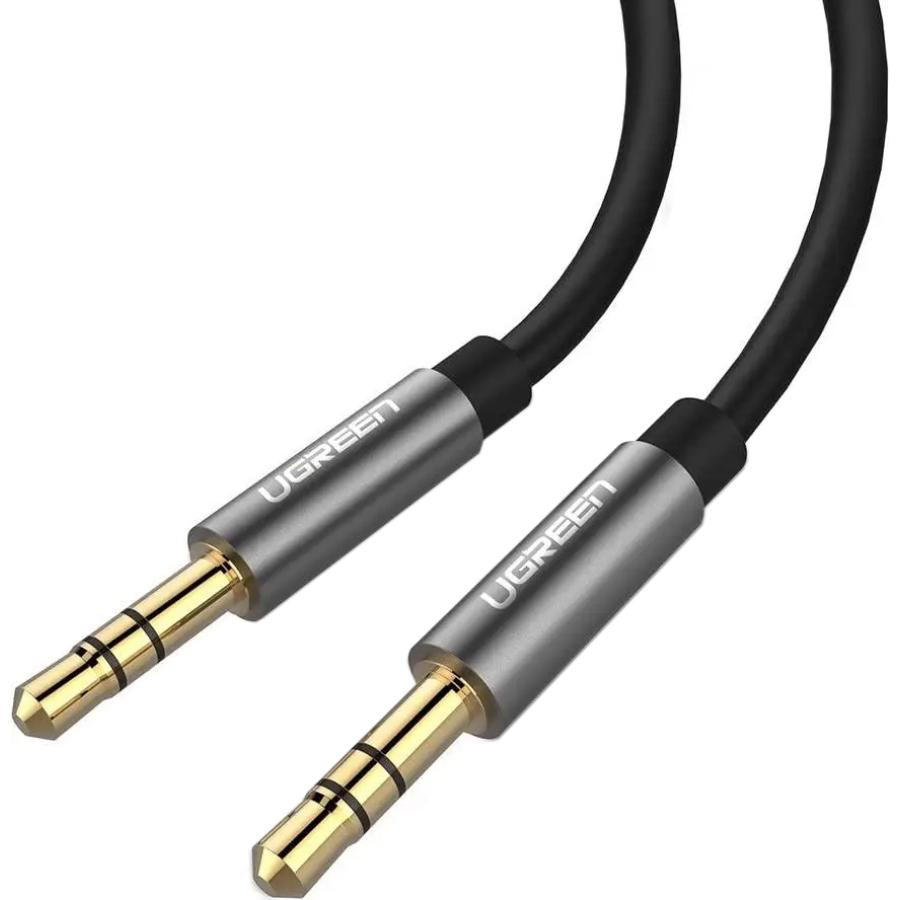 UGREEN AV119 3.5 mm to 3.5 mm Audio Cable 1.5 m Black (10734) - зображення 1