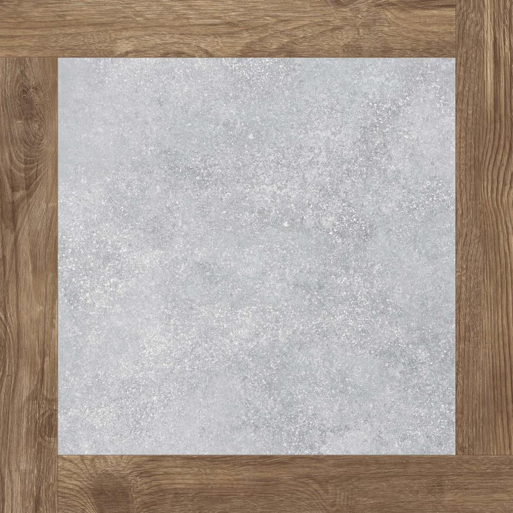 Golden Tile Concrete&Wood серый 607x607(G92510) - зображення 1
