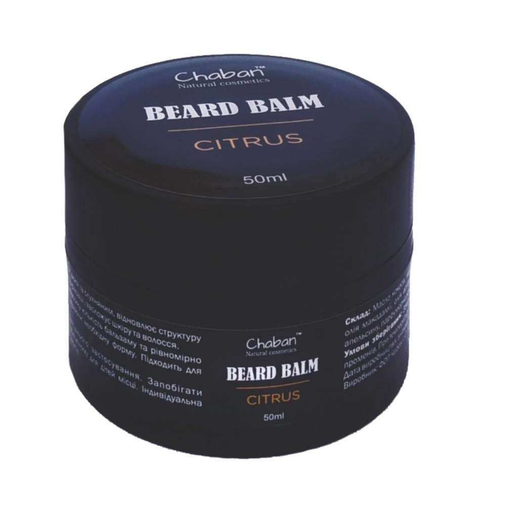 Chaban Natural Cosmetics Бальзам для бороди Citrus  50 мл - зображення 1