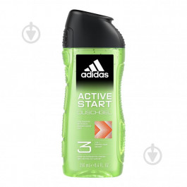 Adidas Гель-шампунь  NEW Activ Start 3 в 1 250 мл