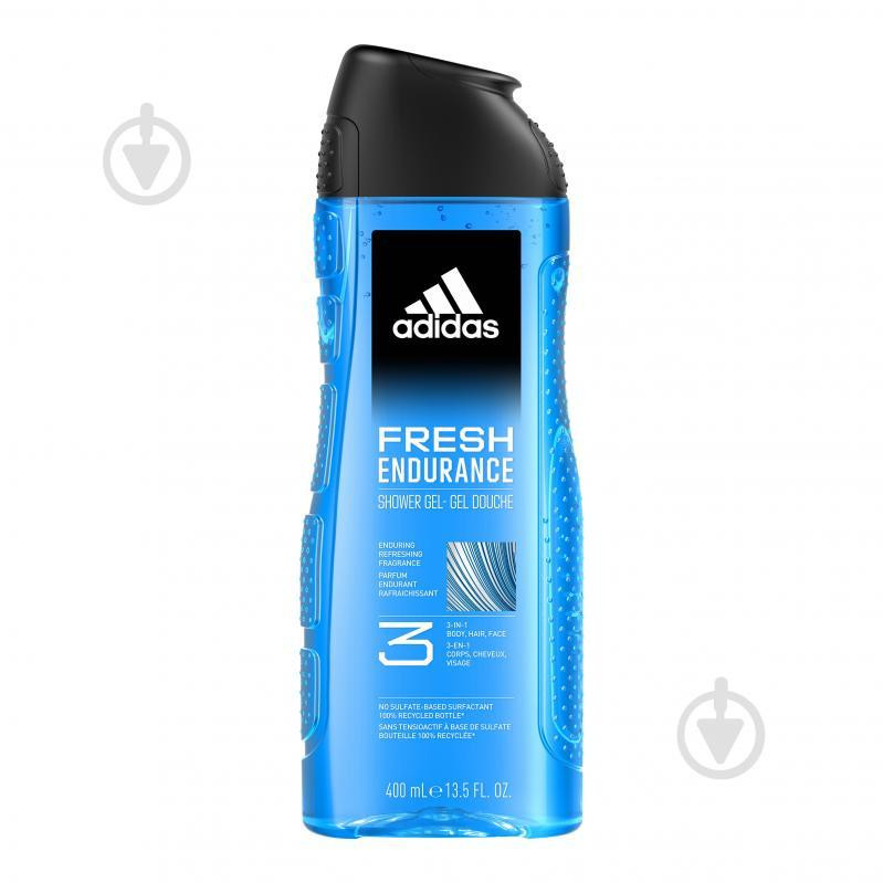 Adidas Шампунь-гель для душу   NEW Fresh Endurance 3 в 1 400 мл - зображення 1