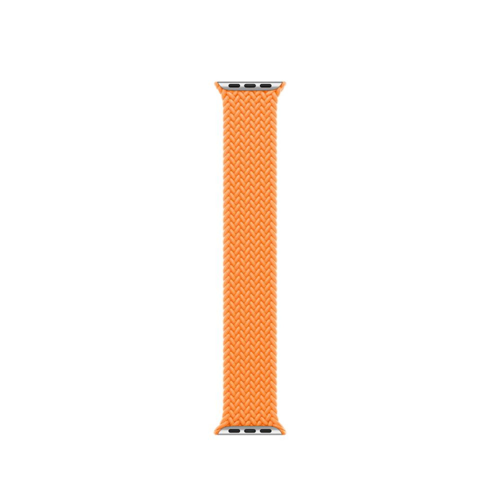 Apple Bright Orange Braided Solo Loop - Size 3 для  Watch 38/40/41mm (MQXQ3) - зображення 1