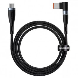 Baseus Zinc Magnetic Series Lenovo Laptop Charging Cable Type-C to DC Square Port 100W 2m Black (CATXC-U01)