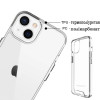 BeCover Чохол-накладка  Space Case для Apple iPhone 13 Transparancy (708579) - зображення 4