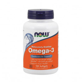 Now Omega-3 (100 softgels) жирні кислоти