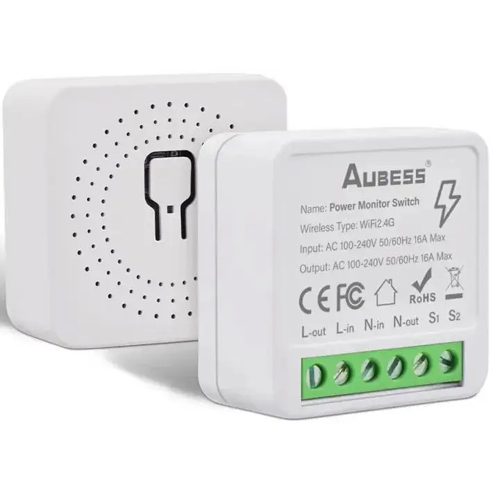 Aubess Smart Switch Wi-Fi 16А - зображення 1