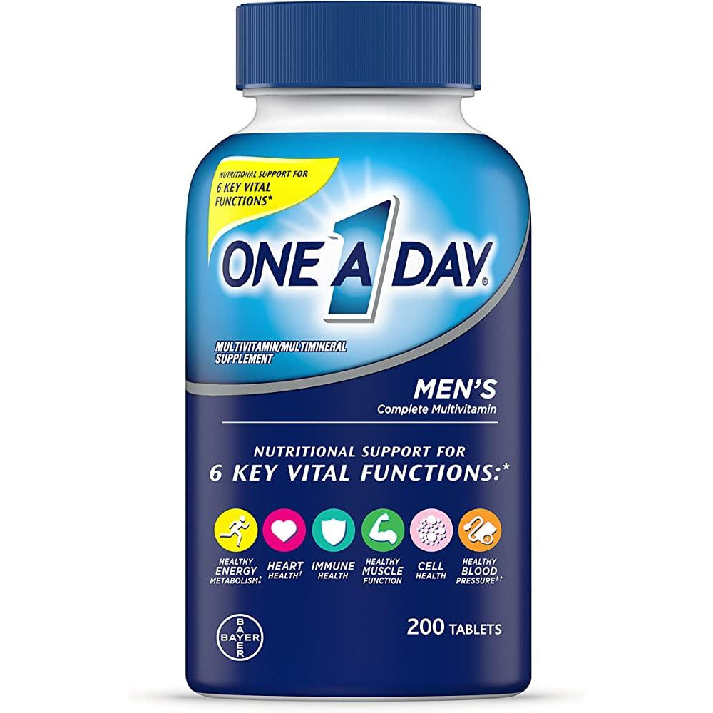 Bayer One A Day Men s Multivitamin (200 таблеток) - зображення 1