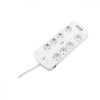 2E 8XSchuko 3G*1.5мм, 4*USB-A, 3м, white (2E-SP815M3USBWH) - зображення 3