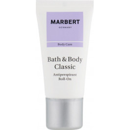 Marbert Кульковий дезодорант  Bath & Body Classic Antiperspirant Roll-on 50 мл класік