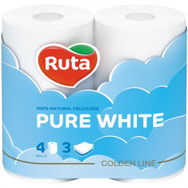Ruta Туалетная бумага Pure White 4 рулона (4820023747531)