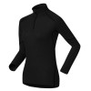 ODLO термофутболка д/р  Shirt l/s turtle neck 1/2 zip X-WARM Women S 15000 black - зображення 1