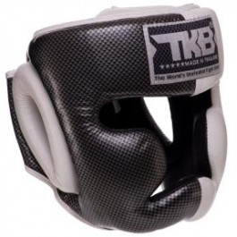 Top King Шолом боксерський із повним захистом Empower TKHGEM-02 / розмір S, білий/срібний