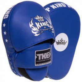 Top King Лапа вигнута для боксу та єдиноборств Super TKFMS, синій