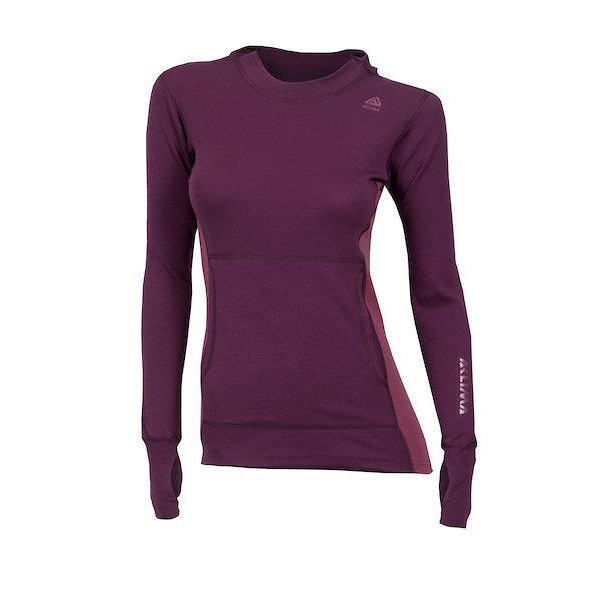 Aclima термофутболка д/р  WarmWool Hood Sweater Woman XS Grape Wine/Damson - зображення 1