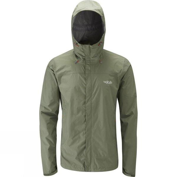 RAB куртка  Downpour Jacket S Field Green (QWF-61-FG-S) - зображення 1