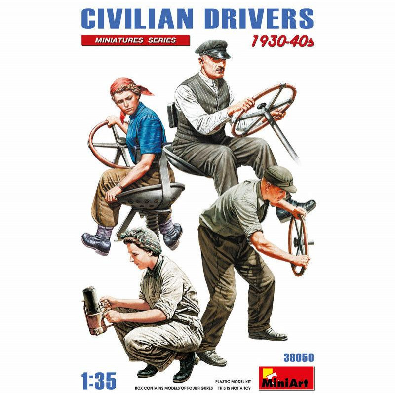 MiniArt Набір фігурок  Цивільні водії 1930-40-х років (MA38050) - зображення 1
