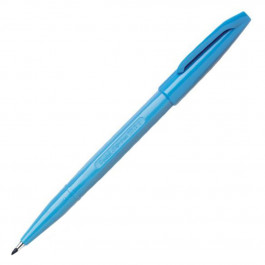 Pentel Ручка капілярна  Sign Pen блакитна твердий наконечник (S520-S)