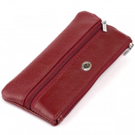 ST Leather Ключниця-гаманець з кишенею жіноча  19352 Бордова