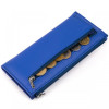 ST Leather Горизонтальний тонкий гаманець зі шкіри унісекс  19329 Синій - зображення 5