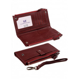 ST Leather Жіночий шкіряний гаманець  (ST420) 98492 Бордовий