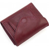 Grande Pelle Мініатюрний жіночий гаманець із натуральної шкіри кольору марсала  (55989) - зображення 3
