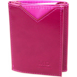 MD Leather Красивий жіночий гаманець мініатюрного розміру в рожевому кольорі зі шкірозамінника  (21514)