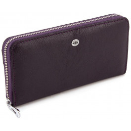 ST Leather Жіночий великий гаманець фіолетового кольору  (16661)