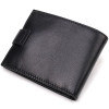 CANPELLINI Класичний чоловічий гаманець із натуральної зернистої шкіри з хлястиком на кнопці  (2421791) - зображення 2