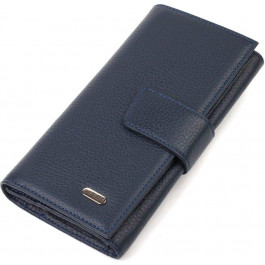 CANPELLINI Вертикальний гаманець із натуральної шкіри флотар синього кольору  (2421841)