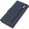 CANPELLINI Вертикальний гаманець із натуральної шкіри флотар синього кольору  (2421841) - зображення 2