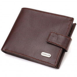 CANPELLINI Горизонтальний чоловічий гаманець із натуральної гладкої шкіри коричневого кольору  (2421892)