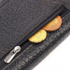 CANPELLINI Вертикальний гаманець з натуральної крупнозернистої шкіри чорного кольору  (2421838) - зображення 6