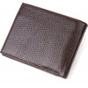 CANPELLINI Горизонтальне чоловіче портмоне коричневого кольору з натуральної зернистої шкіри  (2421863) - зображення 2