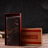 CANPELLINI Лакований жіночий гаманець коричневого кольору з натуральної шкіри з тисненням під змію  (2421711) - зображення 8