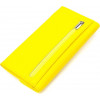 CANPELLINI Жовтий жіночий гаманець із натуральної шкіри флотар із клапаном  (2421697) - зображення 2