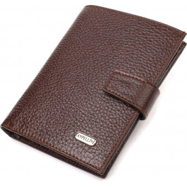 CANPELLINI Вертикальний чоловічий гаманець середнього розміру з натуральної шкіри в коричневому кольорі  (24217