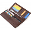 CANPELLINI Чоловічий гаманець вертикальний з натуральної шкіри коричневого кольору без застібки  (2421904) - зображення 3