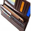 CANPELLINI Чоловічий гаманець вертикальний з натуральної шкіри коричневого кольору без застібки  (2421904) - зображення 4