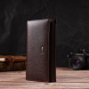 CANPELLINI Багатофункціональний жіночий гаманець коричневого кольору з натуральної шкіри флотар  (2421828) - зображення 6