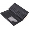 CANPELLINI Чоловічий вертикальний гаманець чорного кольору із натуральної шкіри флотар  (2421898) - зображення 3
