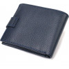 CANPELLINI Чоловічий портмоне горизонтального формату із фактурної шкіри синього кольору  (2421894) - зображення 2